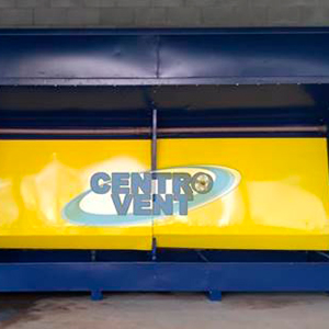 Cabine de Pintura com Cortina Dágua